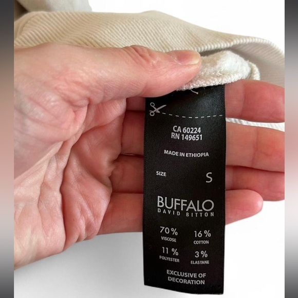 Buffalo David Bitton Light Gray Hoodie - Picture 8 of 8